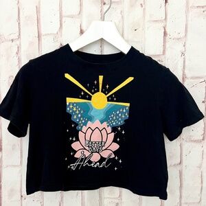 Self Esteem “Better Days Ahead” Cropped Tee